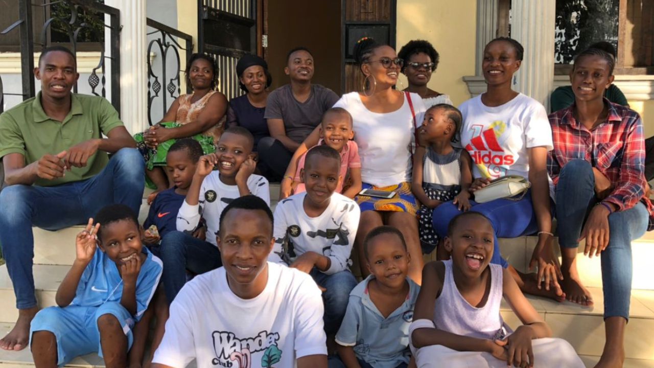 Eagle Sight Charity with Real Life Orphanage team and children in Buza