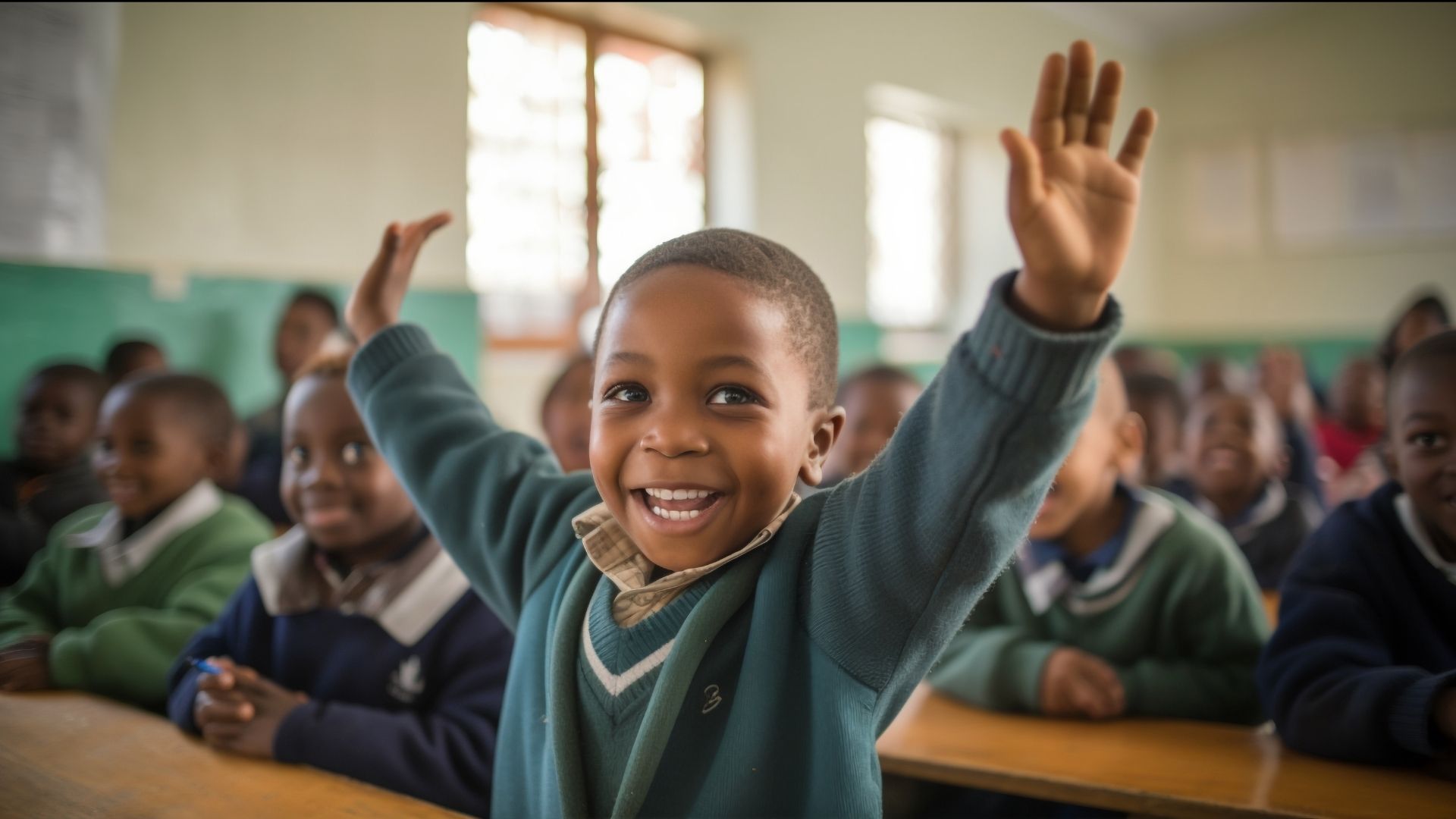 Access to Education – classroom learning with supportive guidance
