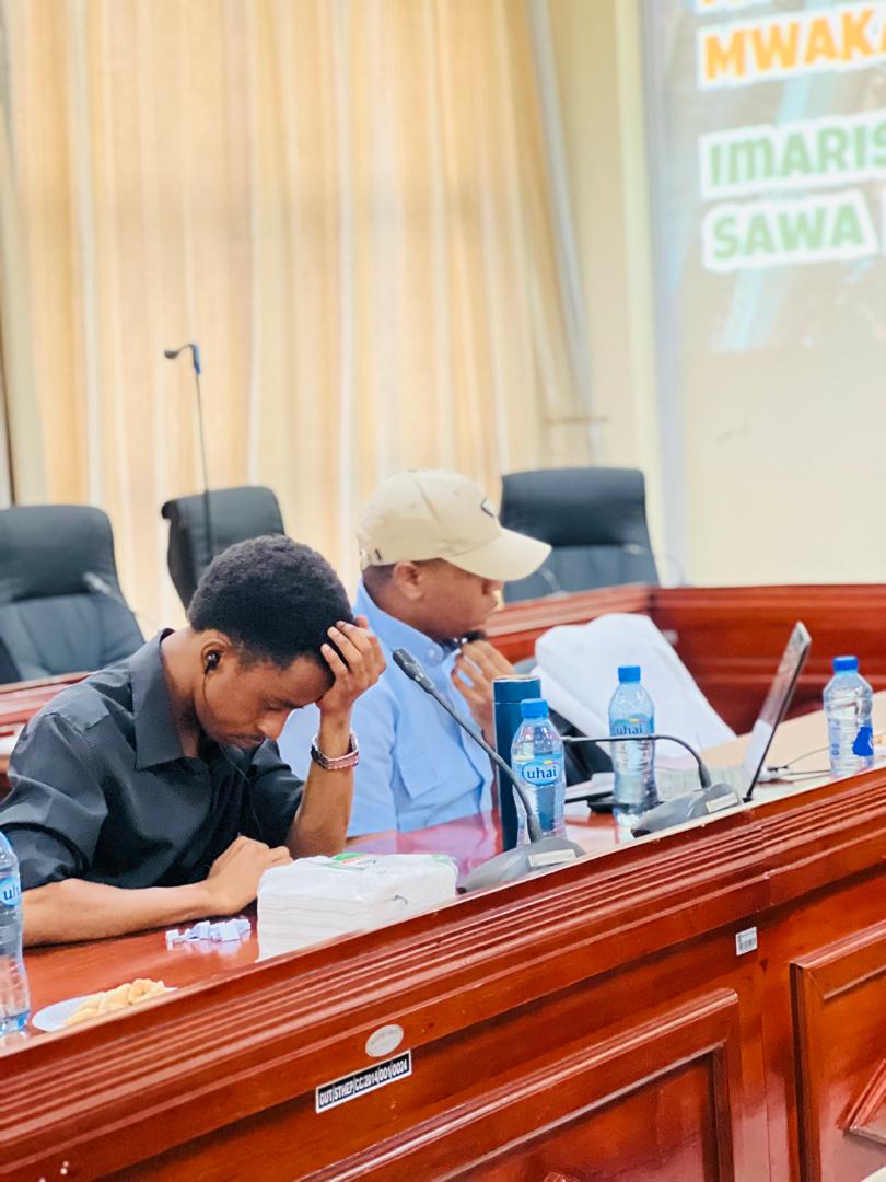 Eagle Sight Charity member attending the May 2026 meeting in Kinondoni Dar es Salaam
